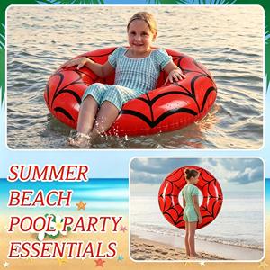 MAKE WAVES - Flotador Inflable de PVC para Niños de 24 Pulgadas, Diseño de Frutas, Anillo de Natación, Juguetes Acuáticos para Niños y Niñas, Fiestas de Verano en la Playa - Product Image 2