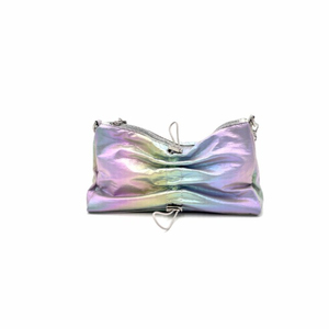 Premium Unique Material Bag In Opal Polyurethane <b>Tote</b> With Metal Chain And Wrinkle Design Made In Korea For Export - Product Image 5