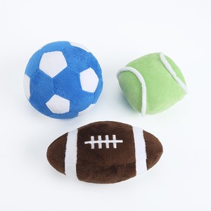 Dog Squeaky American Football Shape Cute Puppy <b>Plush</b> Pet Dog Ball Interactive Toys for <b>Cat</b> Dogs - Product Image 5