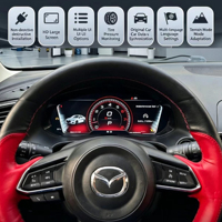 Tableau de bord numérique Penhui 12,3 pouces pour Mazda 3 Axela CX-4 2014-2019, écran LCD, CarPlay, Android Auto, DVD