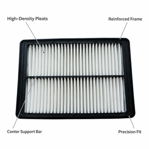 Nouveau filtre à air de voiture BREMENG, remplacement, papier plissé haute performance, OEM 281132W100 pour <span class=keywords><strong>Santa</strong></span> Fe, pour Sorento - Product Image 5