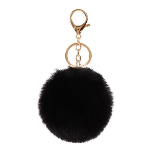 8/10cm <span class=keywords><strong>Pompon</strong></span> Porte-clés Femme Boule <span class=keywords><strong>de</strong></span> <span class=keywords><strong>Laine</strong></span> Colorée Autodéfense Porte-clés Accessoires - Product Image 5