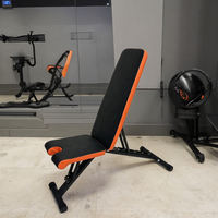 Banc de musculation pliable pour l'exercice en intérieur, réglable, multifonctionnel, robuste, pour la maison