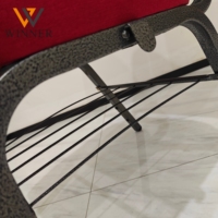 Chaises d'église empilables en gros, chaises de pupitre d'église à structure métallique, chaises de pasteur pour théâtres et auditoriums