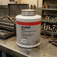 Pâte lubrifiante anti-adhérente au nickel LB771 haute température 1315 ° Résistant à la corrosion pour l'acier inoxydable