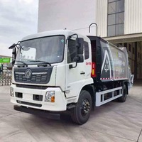 Camiones de Recolección de Basura Dongfeng de 12 Toneladas con Compactador de Residuos y Carga Trasera, Precio en China