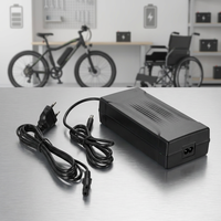 Chargeur de batterie LiFePo4 à vente directe des fabricants, boîtier en aluminium, chargeur de batterie au lithium pour vélo électrique et fauteuil roulant