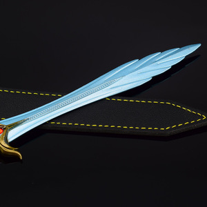 <span class=keywords><strong>The</strong></span> <span class=keywords><strong>Elder</strong></span> Scrolls V: Skyrim Chillrend-Réplique d'épée en verre dépoli de 21cm avec étui en cuir enchanté - Product Image 6