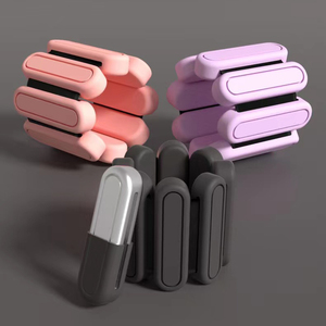 Poids de poignet et de cheville réglables en silicone de <span class=keywords><strong>1</strong></span> <span class=keywords><strong>kg</strong></span> avec logo personnalisé OEM, en fer, <span class=keywords><strong>bracelet</strong></span>/jonc pour musculation - Product Image 2
