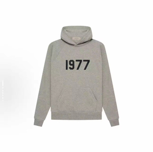 Prêt à acheter : Ensemble de survêtement essentiel pour <span class=keywords><strong>homme</strong></span>, style streetwear, en coton 100% avec <span class=keywords><strong>capuche</strong></span> doublée, modèle 1977 de haute qualité - Product Image 2