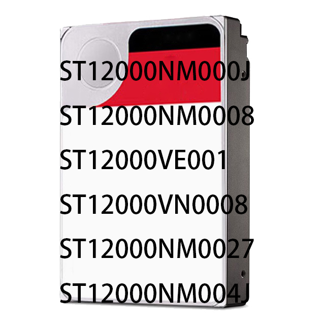 3.5 Inch 12TB NAS Internal Hard Drive Disk ST12000NM000J ST12000NM0008 ST12000VE001 ST12000VN0008 ST12000NM0027 ST12000NM004J