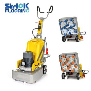 Mesin penggosok lantai 12 cakram, mesin Gerinda beton Pemoles lantai dengan vakum, pengiriman cepat - Product Image 3