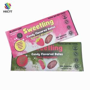 Bolsa de Sellado Trasero Reutilizable Hermética con Diseño Lindo Impreso Personalizado, Material Laminado para Dulces Navideños, Chicle y Alimentos Enlatados - Product Image 1