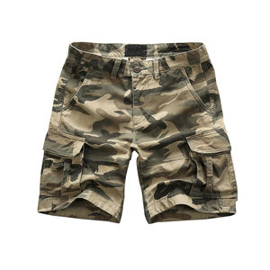 남성용 카고 반바지 여름 캐주얼 반바지 남성 브랜드 짧은 바지 멀티 포켓 위장 카고 바지 남자 - Product Image 6
