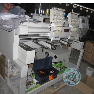 Máquina de Coser Industrial Hecha en China, Máquina de Bordar de 2 Cabezas - Product Image 4