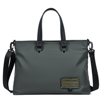 Le plus récent porte-documents à la mode hommes pochette pour ordinateur portable sac à bandoulière étanche étui numérique imprimé Logo sac cadeau pour les entreprises