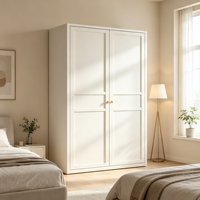 Armoire de chambre autoportante en métal massif, moderne et écologique, avec étagères renforcées pour appartement