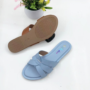 Nouveau été dames sandales en gros pantoufles bout en <span class=keywords><strong>acier</strong></span> dames designer luxe pantoufles diapositives 2023 - Product Image 4