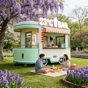 <b>BBQ</b> Fast Food Truck Mobile Pizza Vending Food Cart for Restaurants Food Retail Industries - Product Image 1