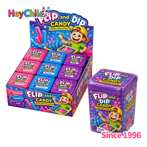 Bonbons en gros personnalisés sous marque privée, très demandés, bâtonnets de bonbons gélifiés DIY à faire tourner, saveur fruitée, pour fêtes d'enfants, avec confiture acidulée à tremper, fournitures de bonbons - Product Image 6