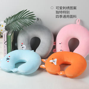 Almohada de cuello en forma de U con diseño de animales, 28x26x14cm, almohada de soporte portátil para viajes, para la oficina, la siesta y el avión - Product Image 4