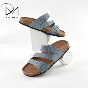 Sandalias de Plataforma con Tiras Cruzadas y Doble Hebilla Ajustable para Mujer, Marca <span class=keywords><strong>MIA</strong></span> DIVA, para Primavera y Verano - Product Image 1