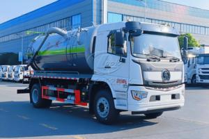 4x2 SHACMAN Delong 15000L Septic Suction Truck, Sewage <b>Sludge</b> Vacuum Tanker with Custom Tank & Optional Vacuum <b>Pump</b> System - Product Image 3