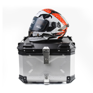 Caja trasera de aleación de aluminio <span class=keywords><strong>Baul</strong></span> <span class=keywords><strong>Moto</strong></span> Universal motocicleta caja trasera superior 55L <span class=keywords><strong>para</strong></span> motocicleta grande - Product Image 4