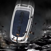 Pour Kia prix de gros personnalisable couverture de clé de voiture en métal et en cuir