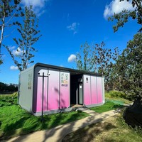 Cabine Mobile Modulaire Apple : Toilettes Écologiques Solaires à Contrôle Intelligent, Configuration Complète, Clé en Main, Prix Compétitif