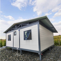 Villa préfabriquée prête à l'emploi de 40 pieds Maison conteneur extensible de 3 chambres Hôtel Préfabriqué Portable Mobile Tiny Home