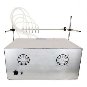 Máquina de Llenado Semiautomática con Bomba Magnética de 6 Boquillas para Bebidas Alcohólicas, Jugos, Agua Mineral, Brillo Labial, Laca para el Cabello y Salsas - Product Image 6