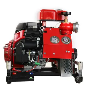 Kwaliteit Brandweerwagenapparatuur 27pk Japanse Benzinemotor Draagbare Brandbestrijdingswaterpomp