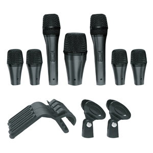 Microphone dynamique filaire professionnel pour batterie, idéal pour scène, groupe, instrument, caisse claire, batterie <span class=keywords><strong>de</strong></span> type Wheat, en métal - Product Image 1