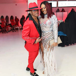 NOVANCE Y1944ユニーク制品スパンコールフィッシュテールフリンジドレスセクシーシルバー2ピースセット女性パーティー - Product Image 6