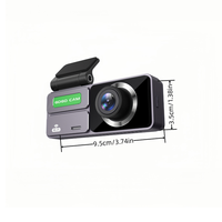 Hesida 4K double lentille avant et arrière Mini voiture boîte noire voiture vidéo Dvr enregistreur de conduite avec Wifi GPS Vision nocturne voiture boîte noire