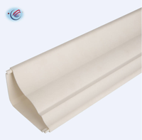 Goulotte de câblage PVC semi-circulaire coulissante sur mesure pour plancher