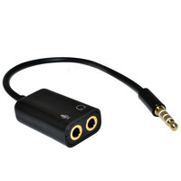 AUX 3.5mm Stéréo TRRS Audio Mâle vers Écouteur Casque Microphone Adaptateur pour PC et téléphone