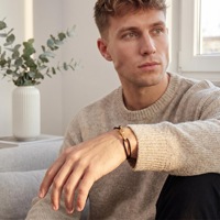 Bracelet personnalisé en acier inoxydable gravé au laser avec corde tressée entrelacée pour couples, cadeau commémoratif à personnaliser soi-même