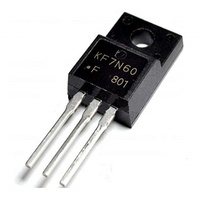 Componente Electrónico KF7N60 TO220, Circuito Integrado, Chip IC, Transistor KF7N60 KF7N60F