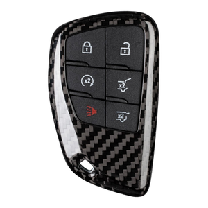 Soft TPU Key Fob Cover For 2022-2023 Chevy Silverado 1500, GMC Sierra, Tahoe, Yukon – 5 Button, Black