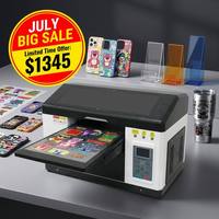 Impresora UV Plana de Escritorio de Alta Resolución 3560 con 2 Cabezales TX800 para Impresión de Carcasas de Teléfono, Bolígrafos, Botellas Acrílicas