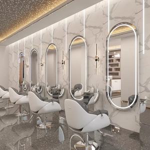 Espejo de Pared Grande para Salón de Belleza, Mueble de Peluquería, Espejo de Maquillaje con Luces LED - Product Image 1