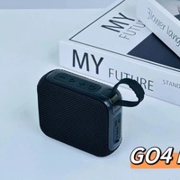 Mini-enceinte portable d'extérieur GO4pro transfrontalière avec subwoofer intégré, batterie intégrée et lecteur de carte plastique, compatible Bluetooth 5.3