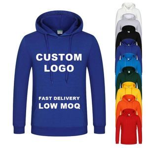 Sudaderas con Capucha para Hombre, Tallas Grandes, con Logotipo Bordado e Impreso, Bolsillo Canguro, Estilo Casual para Gimnasio, Ropa con Capucha de Algodón - Product Image 1