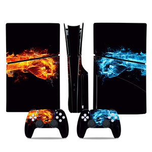Diseño personalizado para PS5 pegatinas de piel delgada paquetes individuales para PS5 disco delgado versión digital controladores de consola decoraciones - Product Image 5