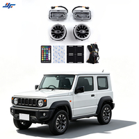 Accessoires Suzuki Jimny JB74 JB64 2018-2025, lumière ambiante LED RGB pour grille d'aération, activée par le son, télécommande sans fil PNP