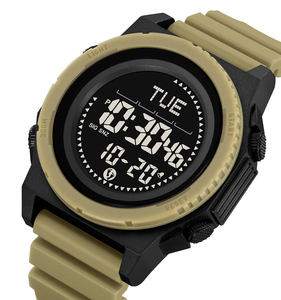 SKMEI 2626 <span class=keywords><strong>montre</strong></span> boussole pour hommes affichage LED podomètre chronomètre résistant à l'eau <span class=keywords><strong>montre</strong></span> de Sport numérique avec 3 alarmes - Product Image 2