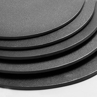 Poêle à crêpes ronde en fonte antiadhésive pré-assaisonnée avec poignées double face pour tortillas, crêpes, cuisson en extérieur, compatible gaz et induction