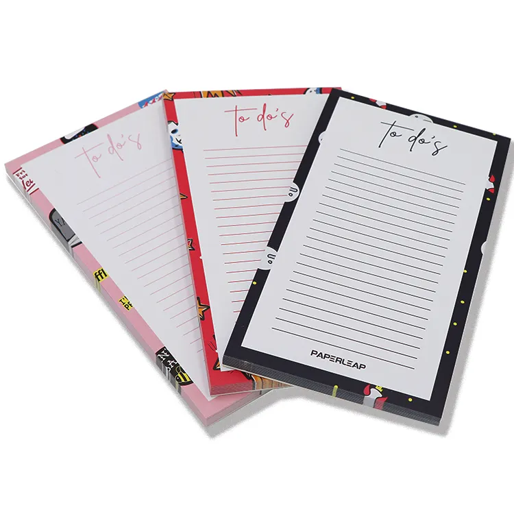 52 Sheets 120gsm Thick Paper To-Do List Magnetic Notepad for Grocery List